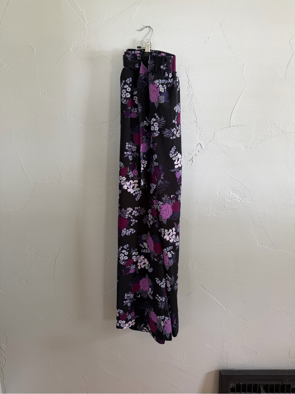 torrid Black Wide Leg Floral Jumpsuit Pants